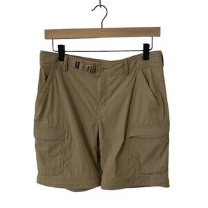 REI Co-Op Women's Size 6 Sahara Relaxed Fit Hiking Shorts Pockets Stretch Beige